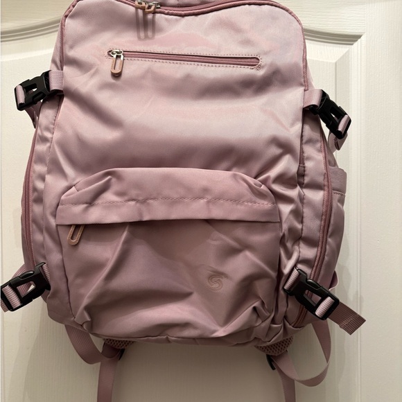 SHRRADOO Travel Laptops Backpack NWOT (Pink khaki) - Picture 6 of 11